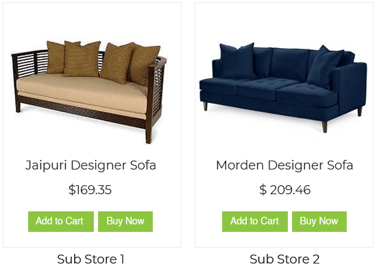 Create multiple sub-stores for selling furniture online using StoreHippo ecommerce platform.
