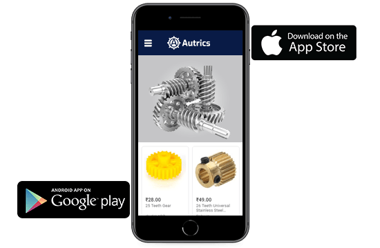Android and iOS mobile apps for online automotive gears store built using StoreHippo ecommerce platform.