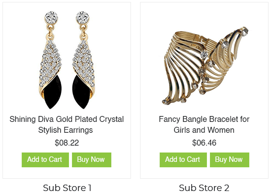 Create multiple sub-stores for selling earrings & fashion accessories online using StoreHippo ecommerce platform.