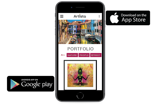 Android and iOS mobile apps for an online art and paintings store, built using StoreHippo ecommerce platform