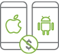 ZERO additional cost to build Android and iOS apps