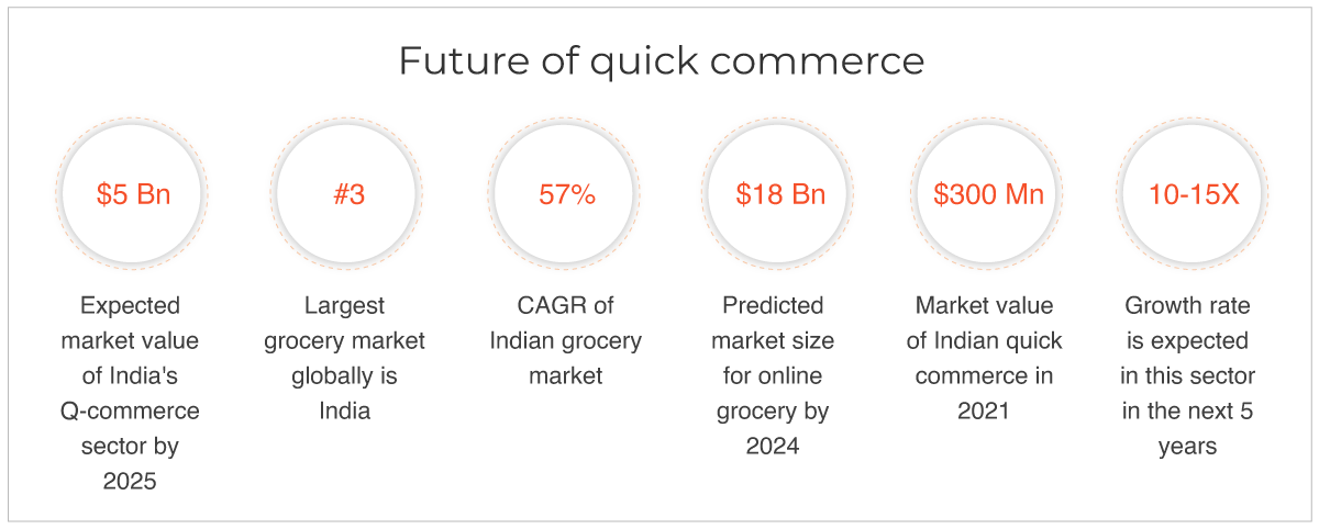 top 5 quick commerce brands in india | storehippo