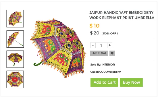 Product page of an online handmade products store built with StoreHippo ecommerce platform.