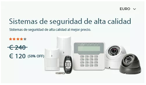Multilingual ecommerce store for Security systems built using StoreHippo ecommerce platform.