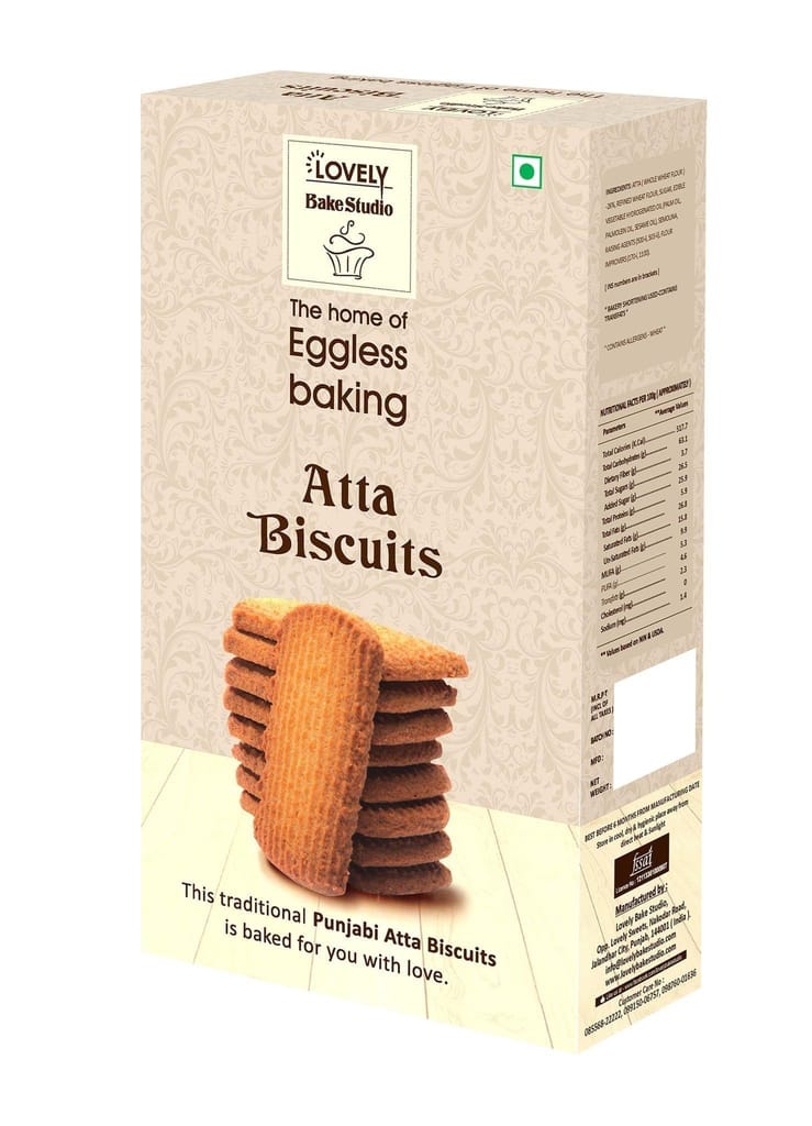 Plain Atta Biscuits