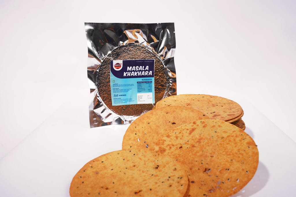 Masala Khakhra - Roasted Gujarati Snack