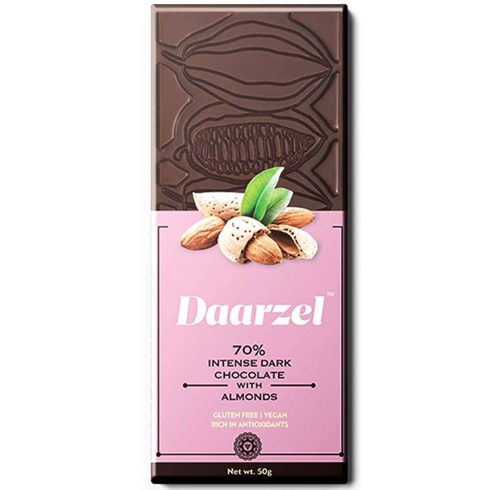 Daarzel 70% Dark Chocolate with Almonds