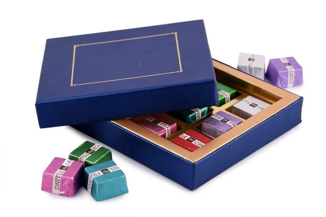 Assorted Chocolate Blue Gift Box