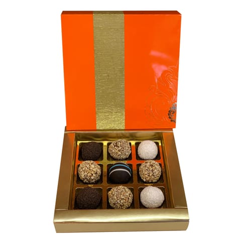 9 pieces Luxury Assorted Truffles Box