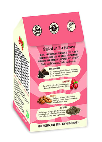 Vegan & Gluten Free Chocolate Cranberry Almond Protein Cookies