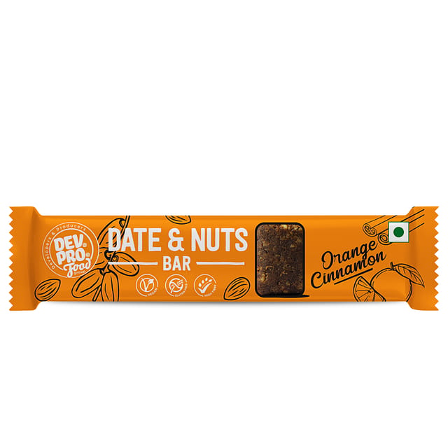 Dev. Pro. Date & Nuts Bar Orange Cinnamon