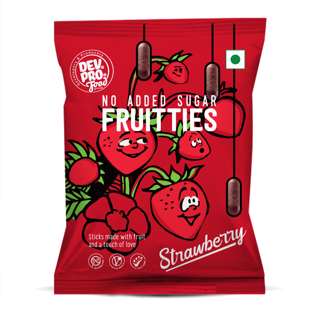 Dev. Pro. No Added Sugar Frutties Strawberry