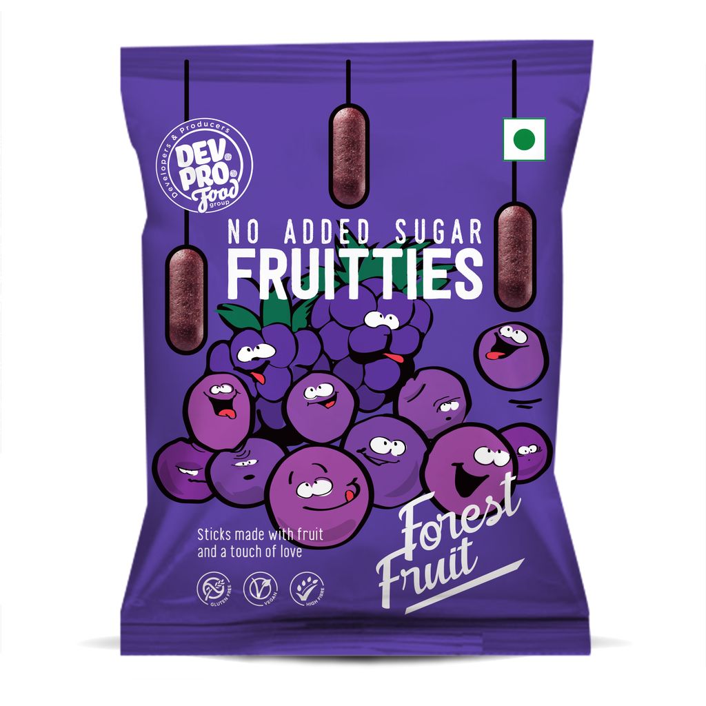 Dev. Pro. No Added Sugar Frutties Forest Fruit