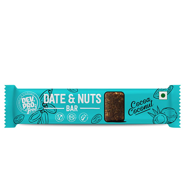 Dev. Pro. Date & Nuts Bar Cocos Cocoa (Pack of 16)