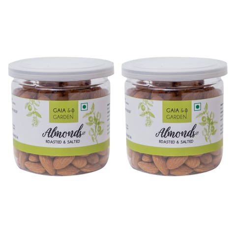 Roasted Salted Almond 400g (200g X 2) - Gaia & Garden