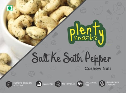 Salt Ke Sath Pepper Cashew Nuts | Kaju Dry Fruits