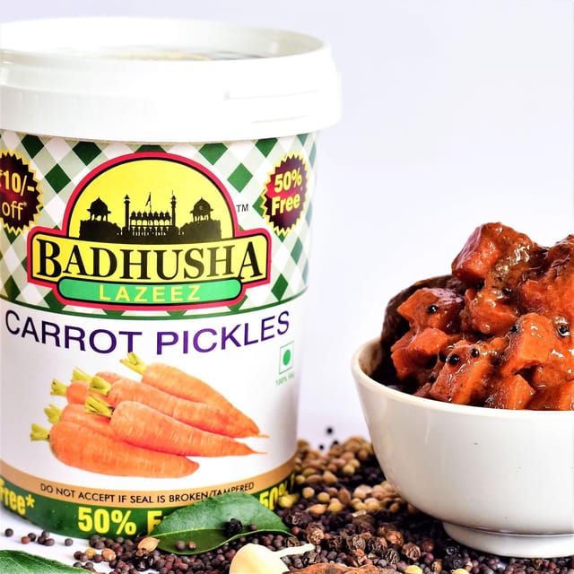 Carrot Pickle - 300gm & 50% Extra Free