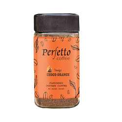 Choco Orange Flavoured Instant Coffee - Perfetto Special Box of 1 Jar