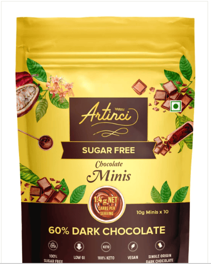 60% Dark Chocolate Minis Sugar Free