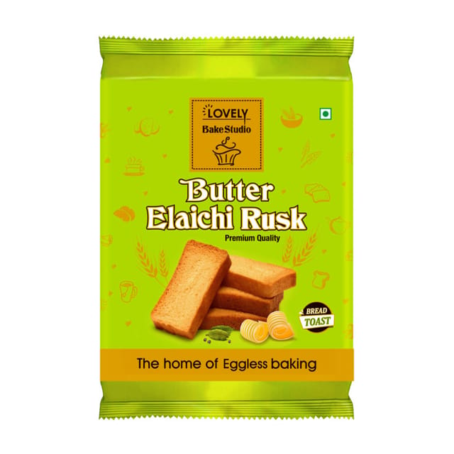 Butter Elaichi Rusk