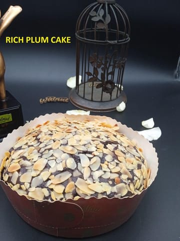 Rich Plum Dry Cake with 1 Premium Rakhi | Raksha Bandhan Special