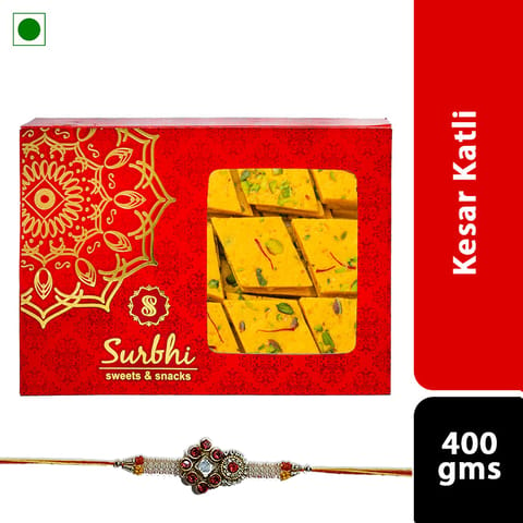 Kesar Katli With Premium Rakhi