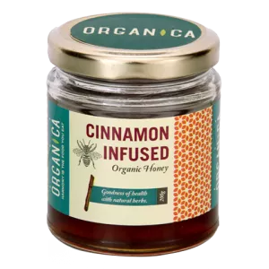 Cinnamon Infused Organic Honey