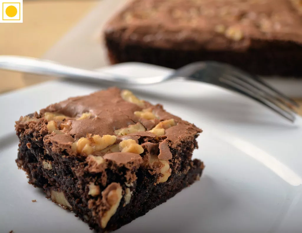 Choco Walnut Brownie | Gluten Free