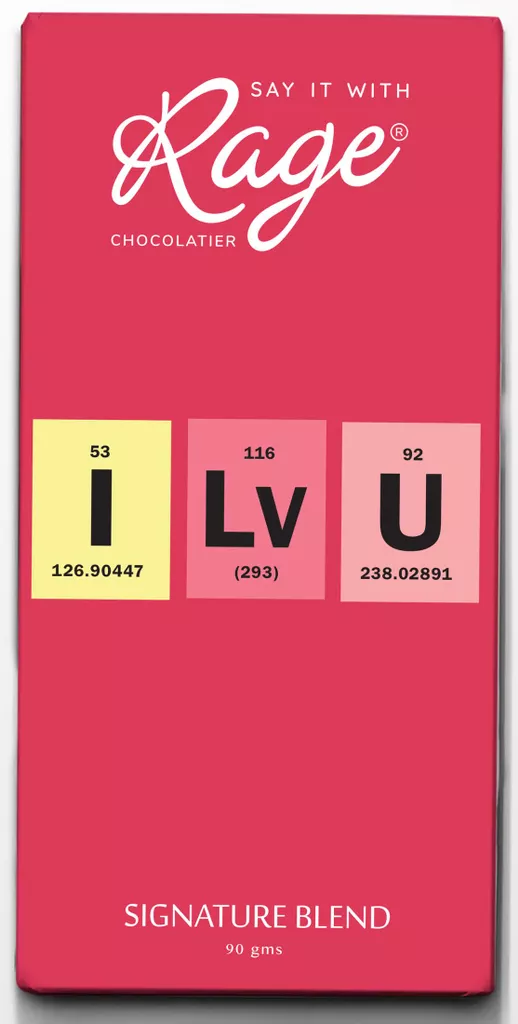 I LV U, Periodic table Chocolate