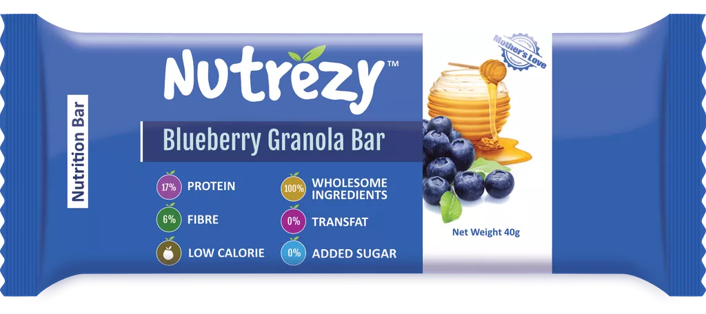 Blueberry Granola Bar (Pack of 6)