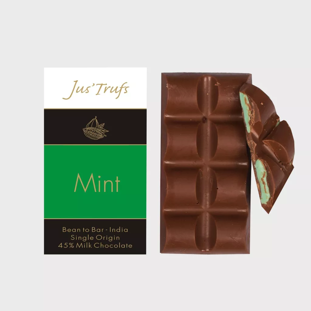 Artisanal Mint Milk Chocolate Bar