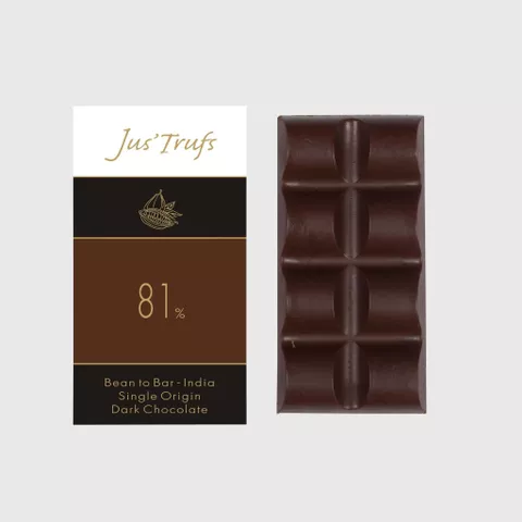 Artisanal 81% Dark Chocolate Bar