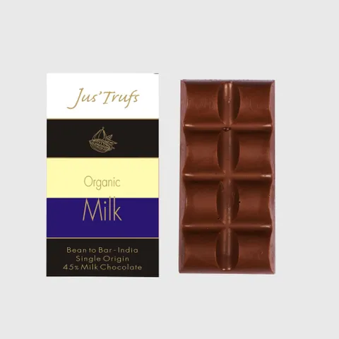 Artisanal Organic Milk Chocolate Bar