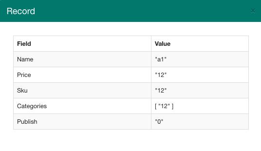 view data