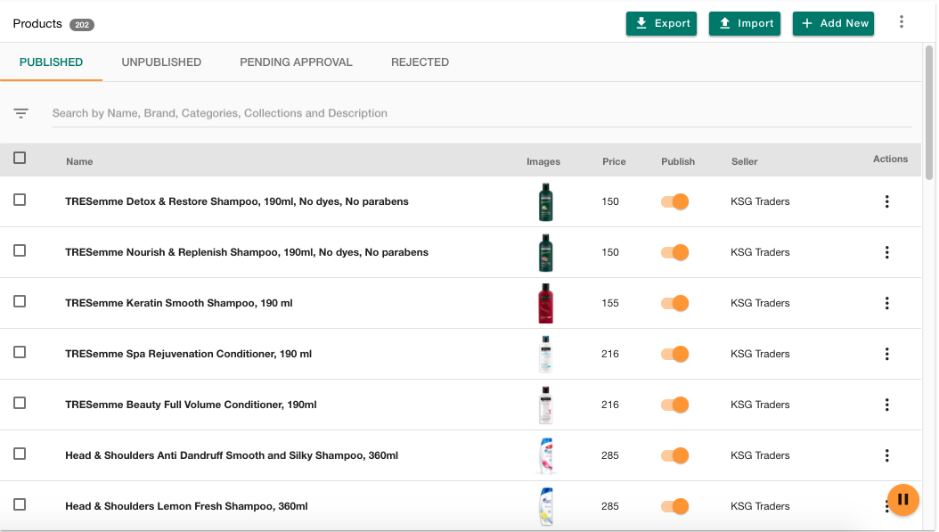 add products
