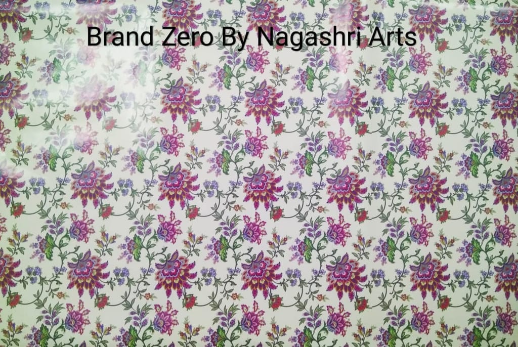Brand Zero 70 Gsm Decoupage Paper - 19 Inches By 27 Inches Pack of 1 - Graphic floral Design