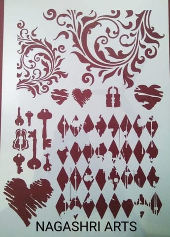 Imported A4 Size Stencils - 19 Imported A4 Size Stencils - 19