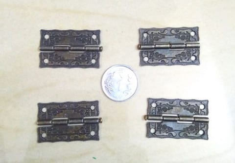 Brand Zero Antique Designer Big Size Hinges - 4 pcs Brand Zero Antique Designer Big Size Hinges - 4 pcs