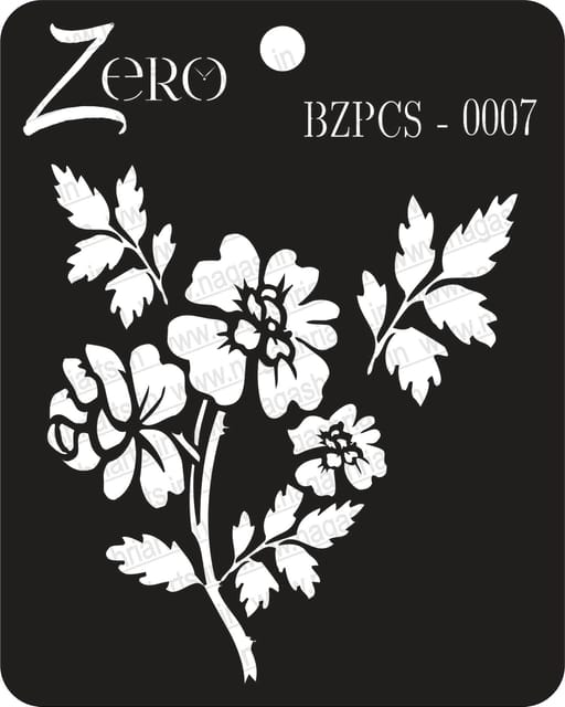 Brand Zero Pratibimb Craft Stencil - Code: BZPCS-0007 - Select Your Preferred Size