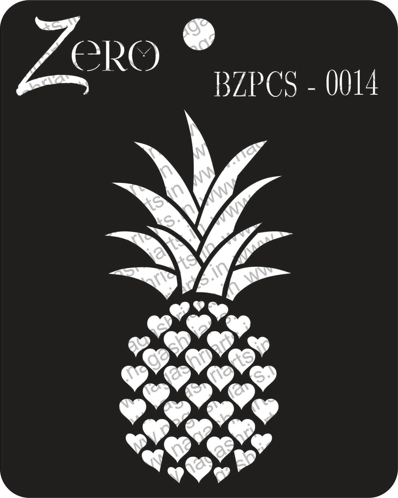 Brand Zero Pratibimb Craft Stencil - Code: BZPCS-0014 - Select Your Preferred Size