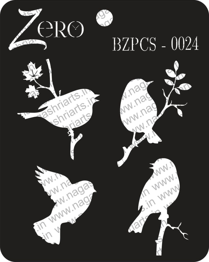 Brand Zero Pratibimb Craft Stencil - Code: BZPCS-0024 - Select Your Preferred Size