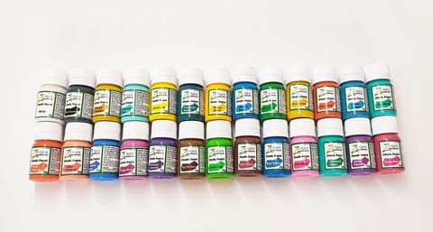 Brand Zero Chalk Paints - Combo of 26 Colors - Available in 30g, 50g & 90g in Each Colors
