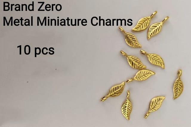 Brand Zero Metal Miniature Charms - 10 pcs