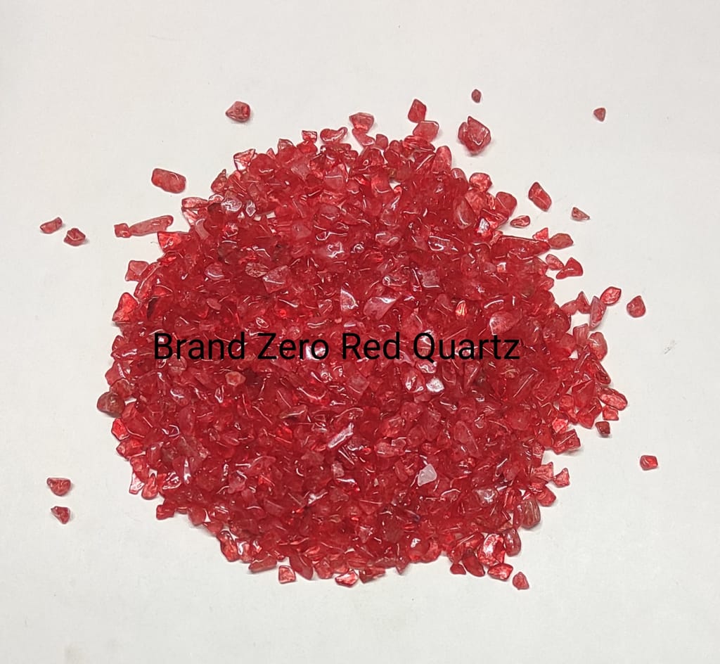 Brand Zero Quartz - Red Quartz - 4 mm to 7 mm