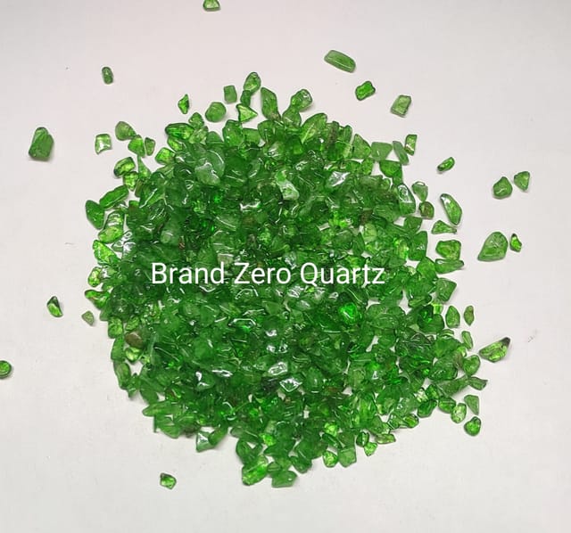 Brand Zero Quartz - Emerald Green  - 4 mm to 7 mm