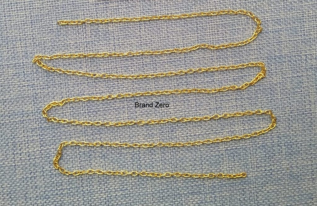 Brand Zero Gold Chain - 1 meter