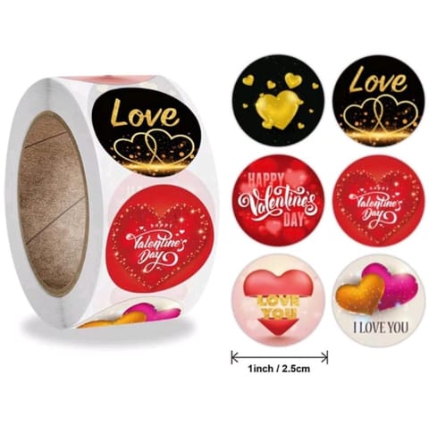 Love You Stickers - Design 1