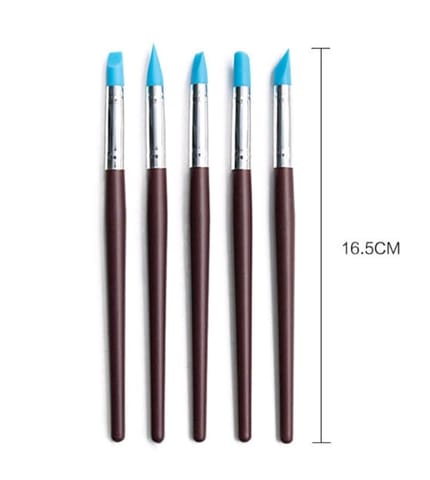 Silicon Brush For Resin, Sculpture, Pottery Clay - Shaping Carving Tool