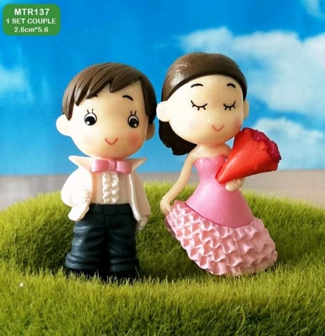 Miniature Couple Design -  MTR137 -  2 pcs