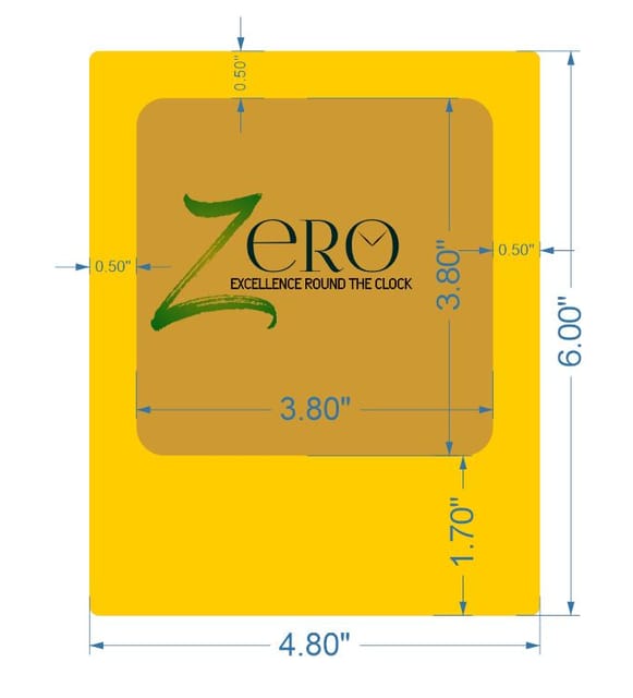 Brand Zero MDF Photo Frame Design 10 - 4.8 Inches By 6 Inches